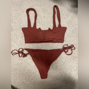 L*Space Ribbed Lee Lee top and bottom